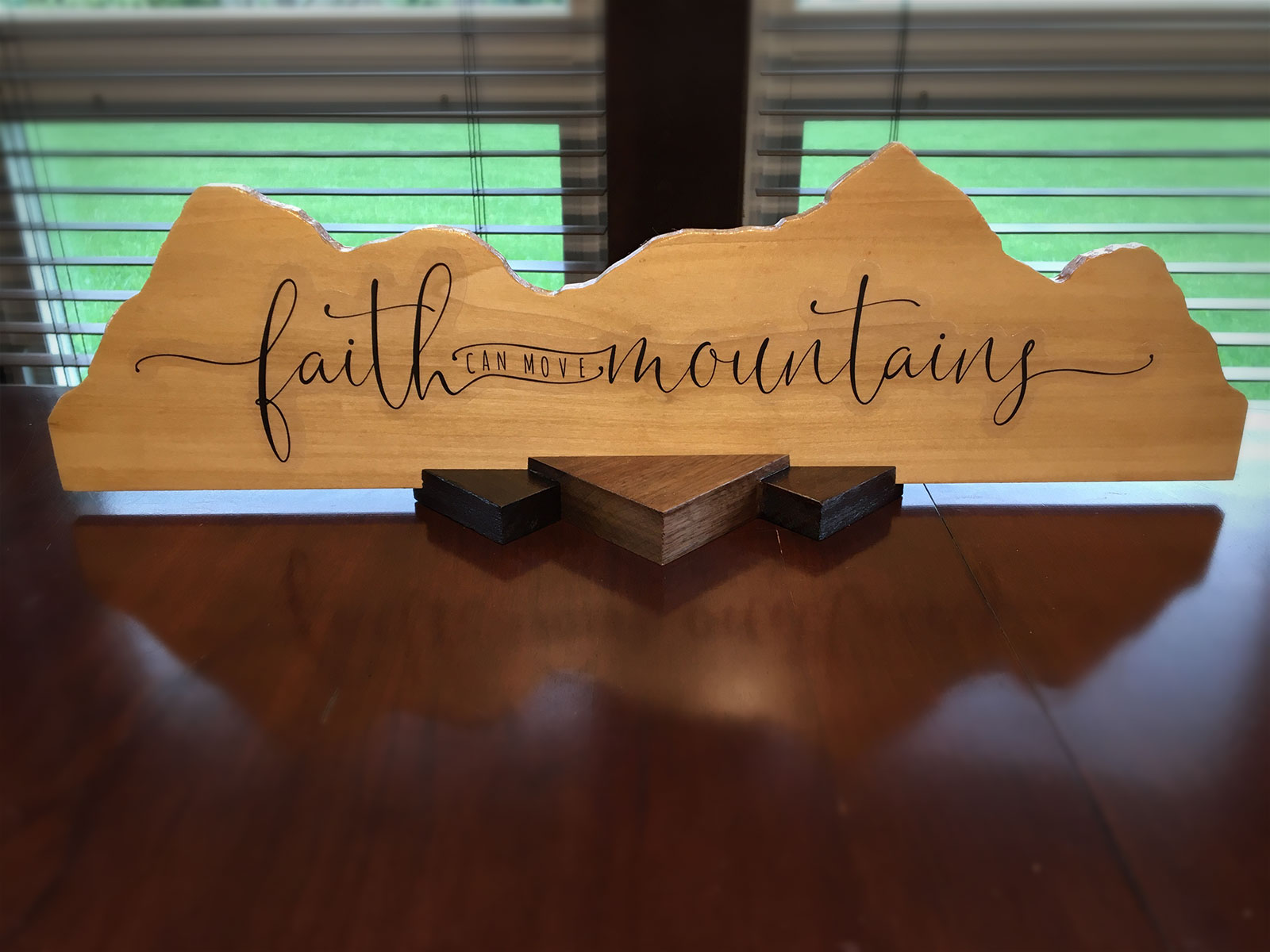 Faith Mountain Plaque